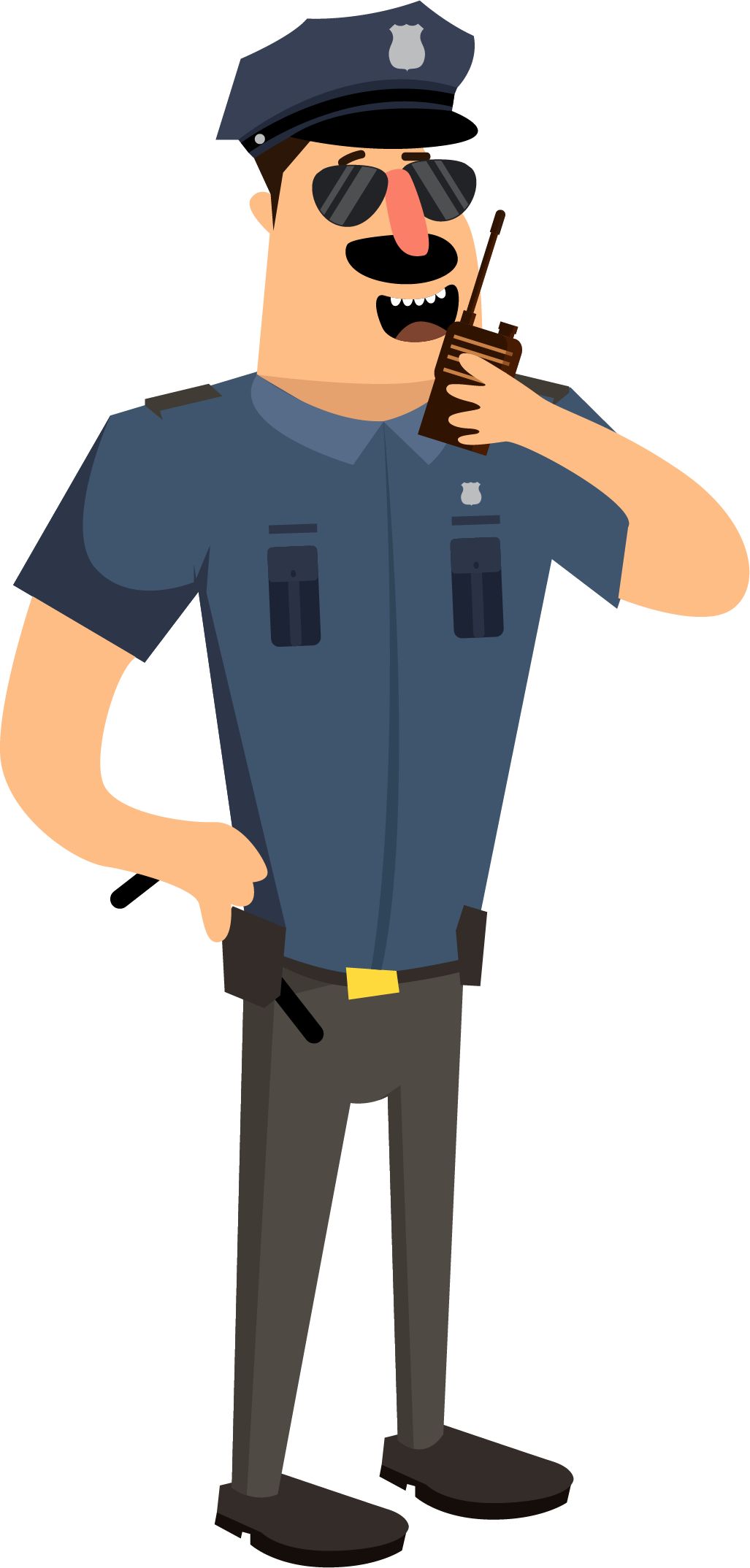 Cartoon Drawing Police Illustration - Police Illustration (1027x2148)