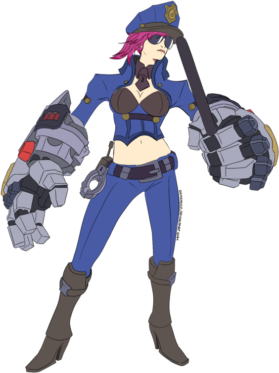Officer Vi By Demondice - Officer Vi Fan Art (600x782)