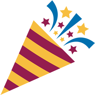 I'm Pledging My Birthday To - Birthday Horn Image Png (375x375)
