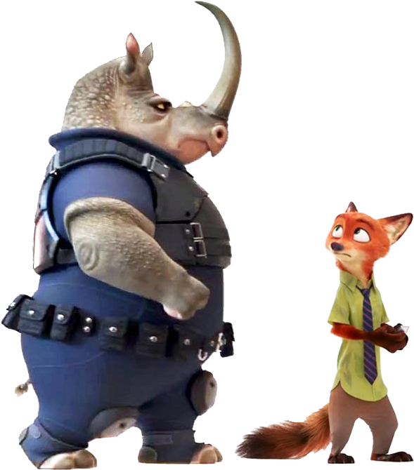 It Stars Many Animal Characters, Including This Big - Animated Zoo Animals Gif (623x694)