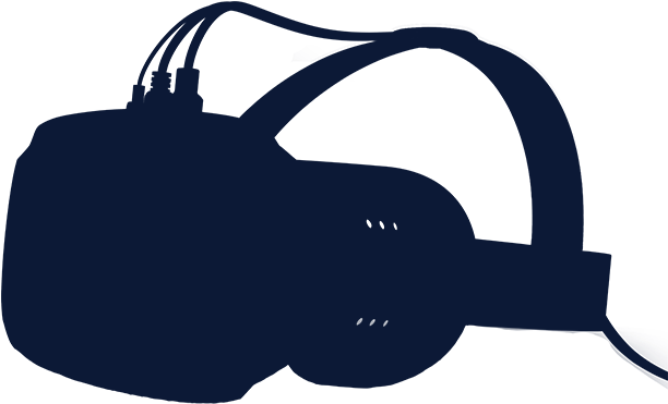 00 Headsetoutline - Htc Vive Virtual Reality System (700x438)