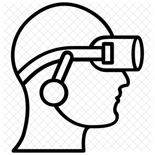 Virtual Reality Headset Icon - Head-mounted Display (512x512)