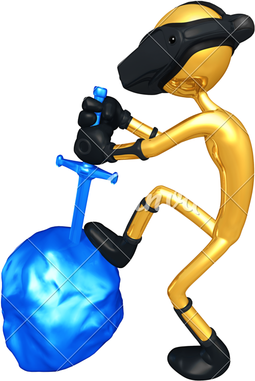 Man With Virtual Reality Headset - Robot (800x800)