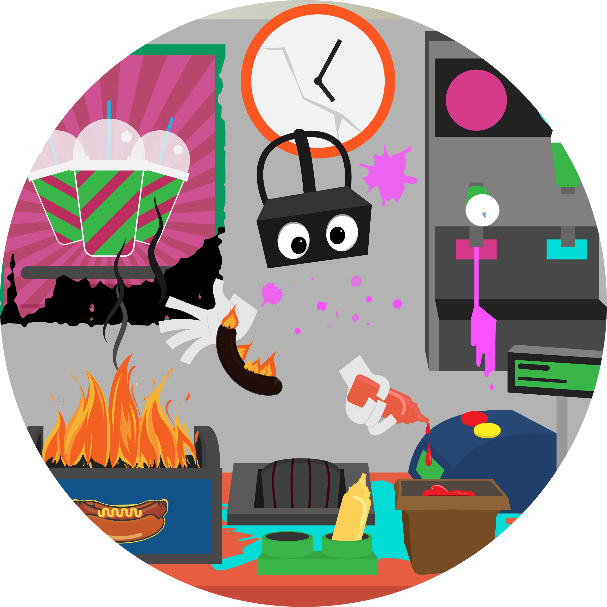 Identify The Vr Games & Apps That Inspired These Images - Cartoon (2501x2501)