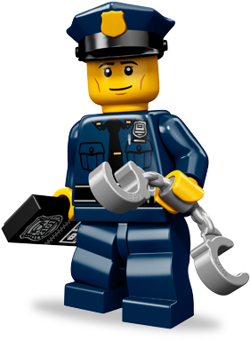 Lego® Minifigures Online - Lego Policeman (460x383)