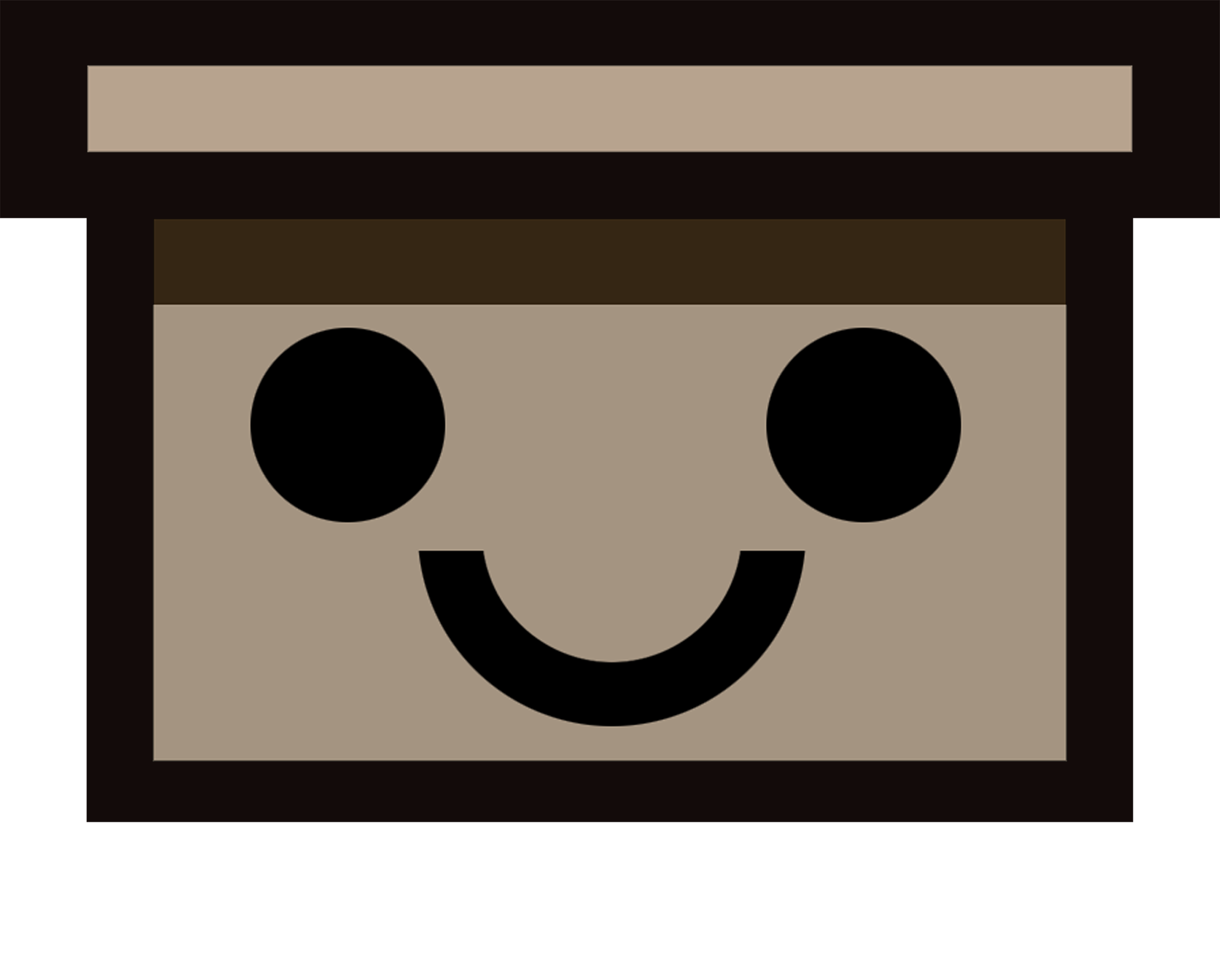 Theshoeboxdiorama Logo Fat White - Fat (3360x2701)