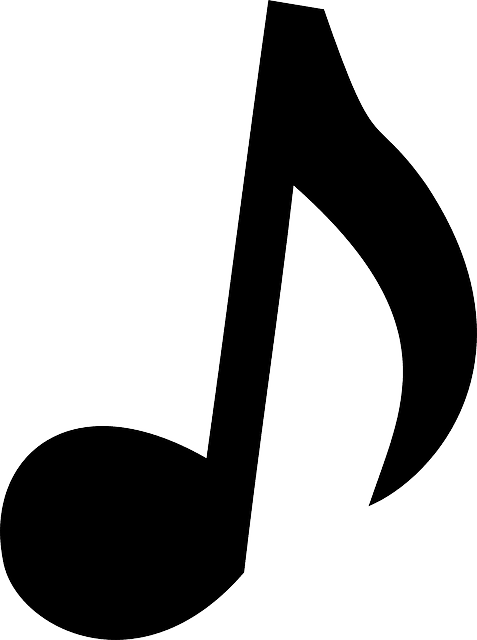 Moustache Clipart - Music Notes Clip Art (477x640)