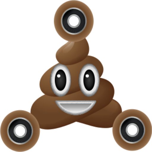 Poop Fidget Spinner - You Re The Poop Emoji (512x512)