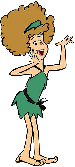 Wiggy Rockstone - Pebbles And Bamm Bamm Show Wiggy (255x566)
