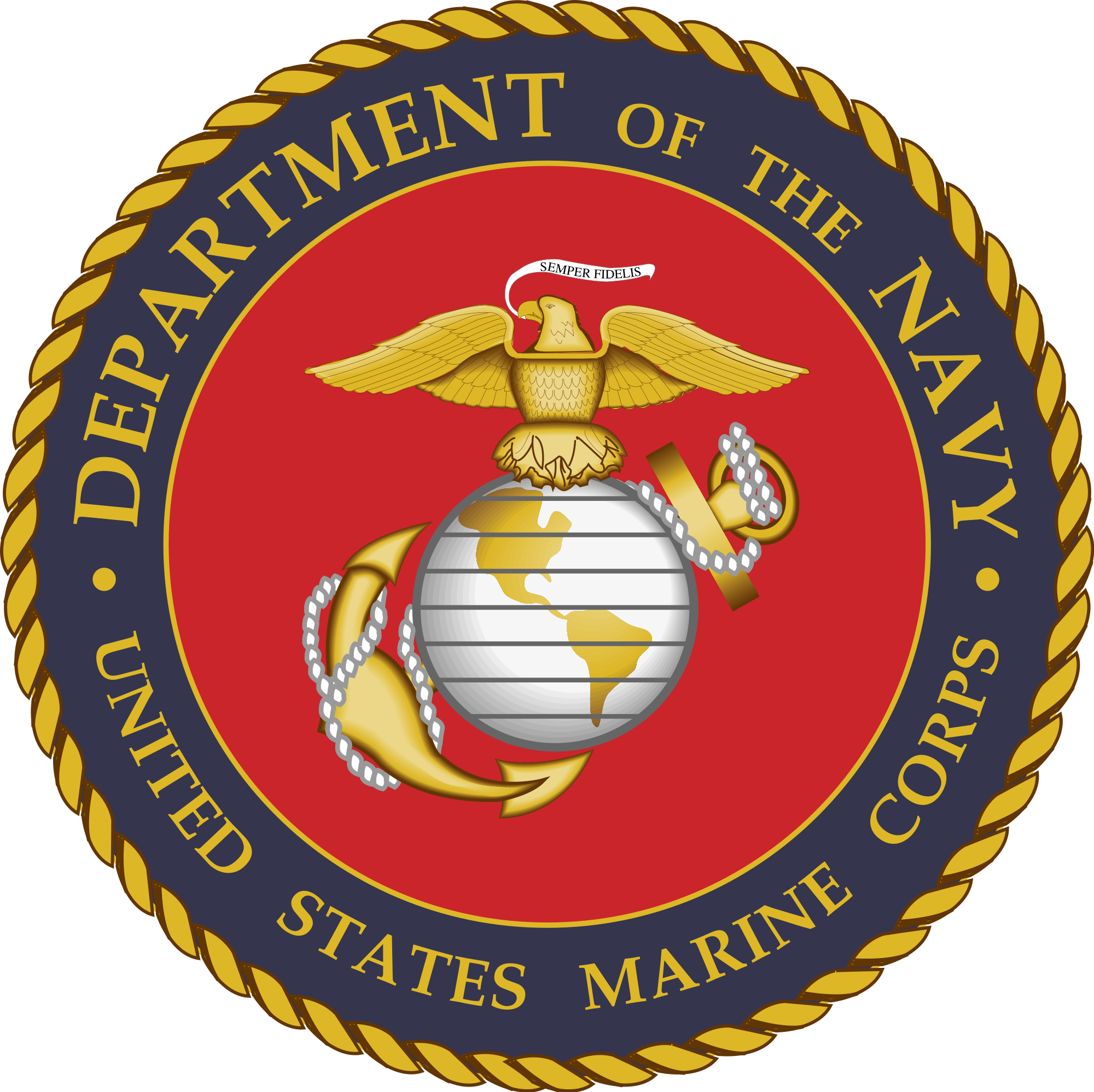600px Us Marinecorps Seal - Us Marine Corp Seal (2000x1997)