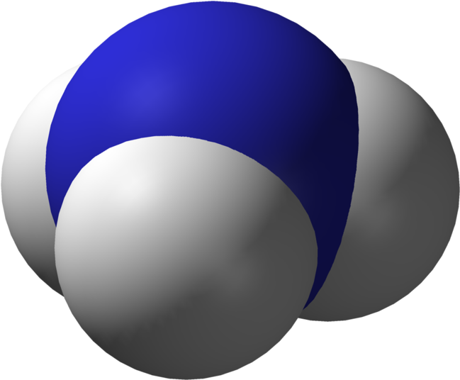 Ammonia Is A Weak Base And A Weak Electrolyte - Ammonia Molecule (712x599)