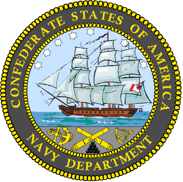 Seal Of The Confederate States Department Of The Navy, - South Carolina Department Of Natural Resources (600x595)