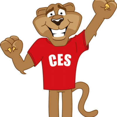 Crosby Elementary On - Cartoon Cougar (400x400)
