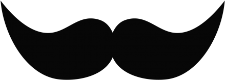 Mustache Png - Png Herstail (500x247)