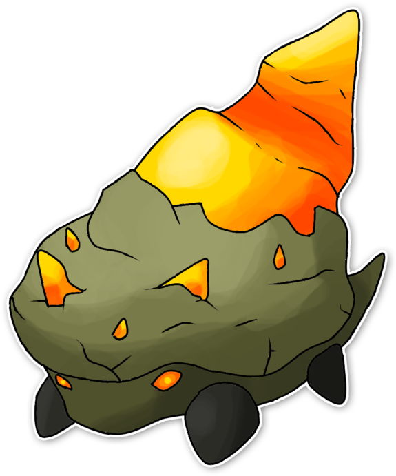 Dokuta, The Glowing Rock Fakemon By Xxdeviouspixelxx - Glowing Rock Clipart (600x718)