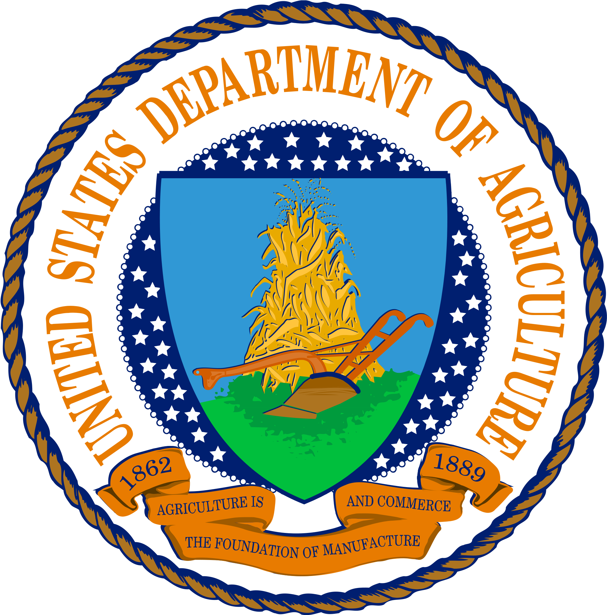 United States Department Of Agriculture - Secretary Of Agriculture Seal (2000x2000)