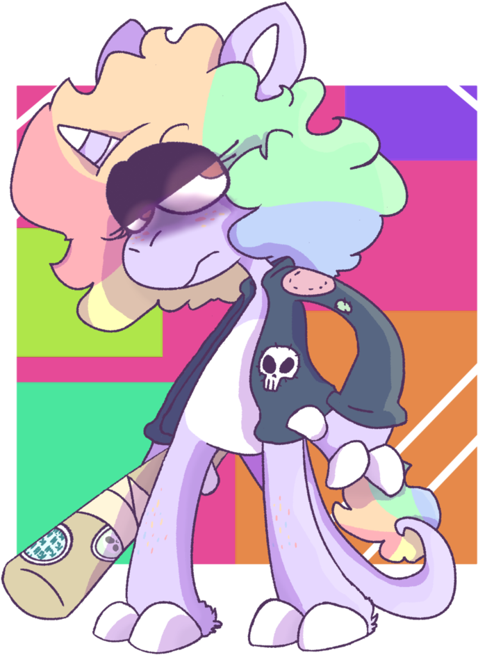 Skittles Is About To Kill A Man By The Puking Panda - Cartoon (794x1006)