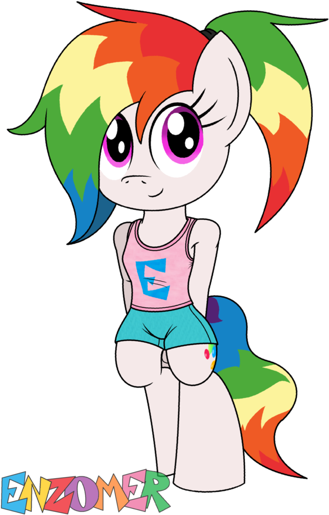 Anthro Chibi Skittles~ By Enzomersimpsons - Cartoon (724x1104)