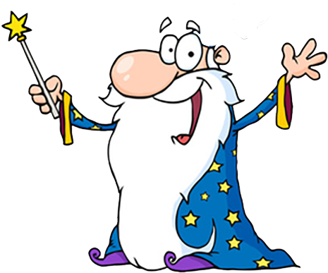 Is That My Hat I See - Cartoon Wizards (500x423)