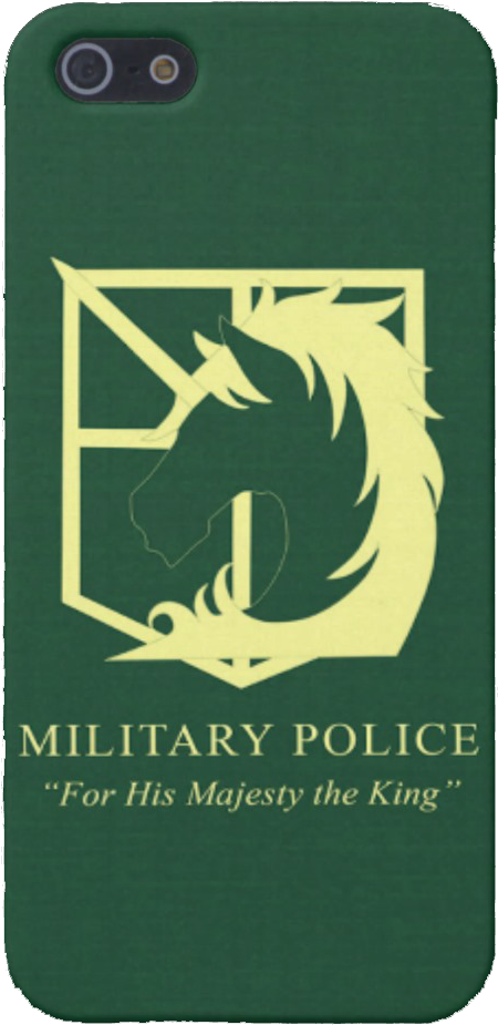 Military Police Attack On Titan Iphone 5/5s Casing - Military Police Attack On Titan Gif (1024x1024)