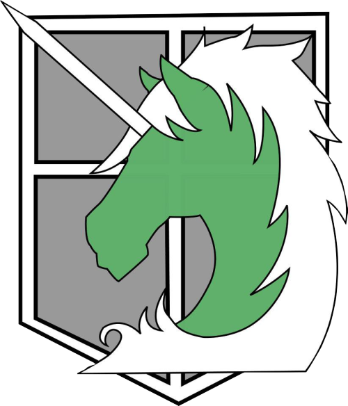 Alf Img - Attack On Titan Military Police Logo (500x584)