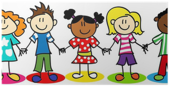 Stick Figure Ethnic Diversity Kids (400x400)