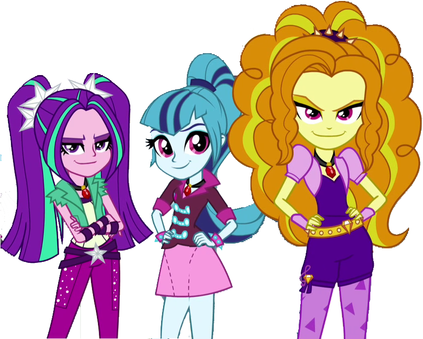 My Little Pony - Dazzlings Vector (850x704)