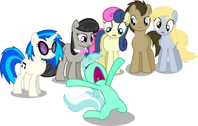 Derpy Hooves Pinkie Pie Rainbow Dash Sunset Shimmer - My Little Pony Friendship Is Magic Bon Bon (680x432)