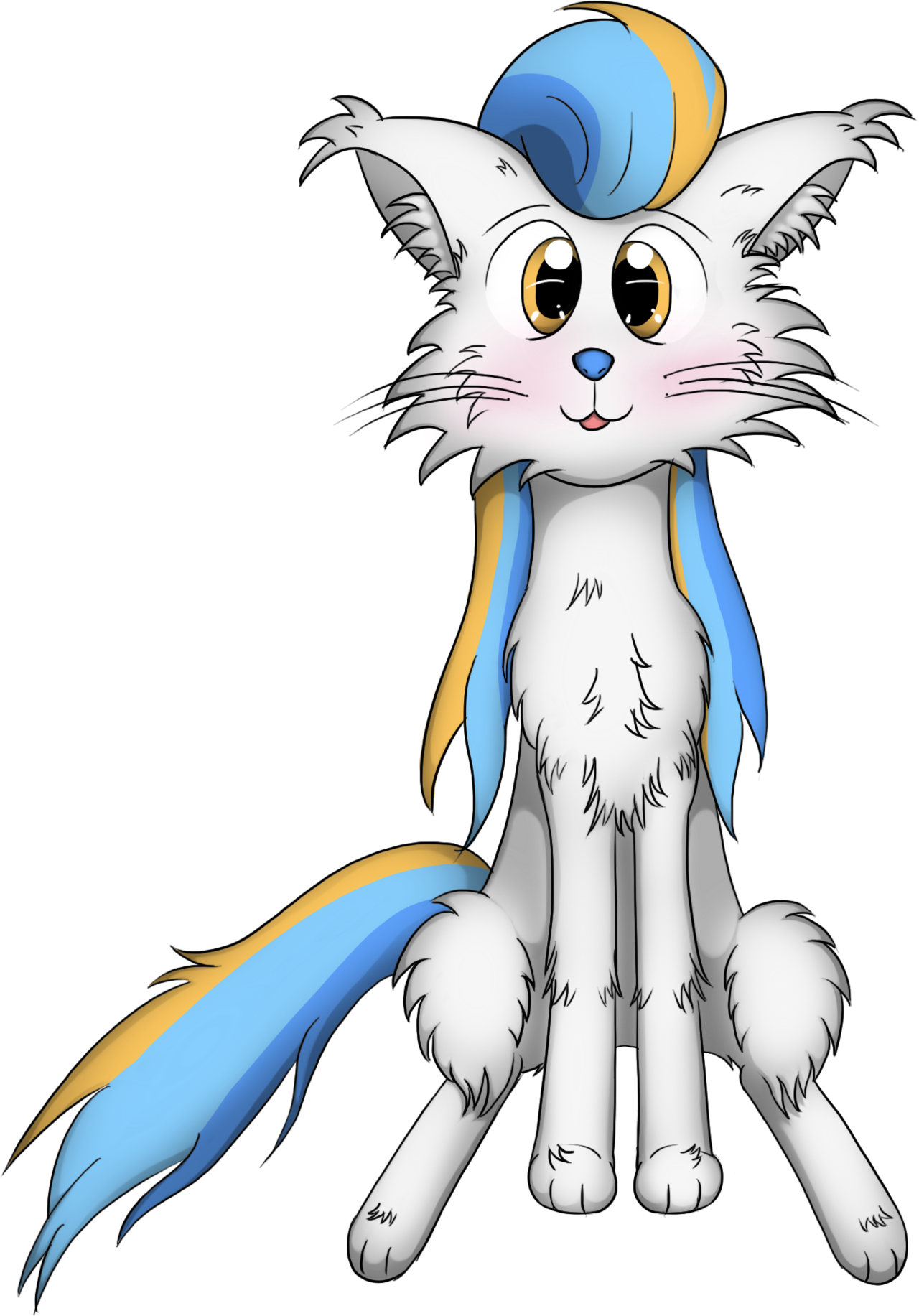 I Re-shaded The Skittle Kitty In My Developing Shading - Kitten (1280x1833)