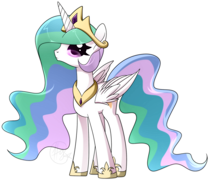 My Little Pony Friendship Is Magic Baby Celestia - My Little Pony Celestia Chibi (900x793)