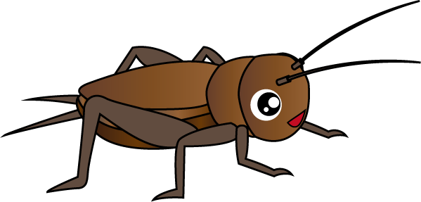 Cricket Insect Png Picture - コオロギ イラスト (851x408)