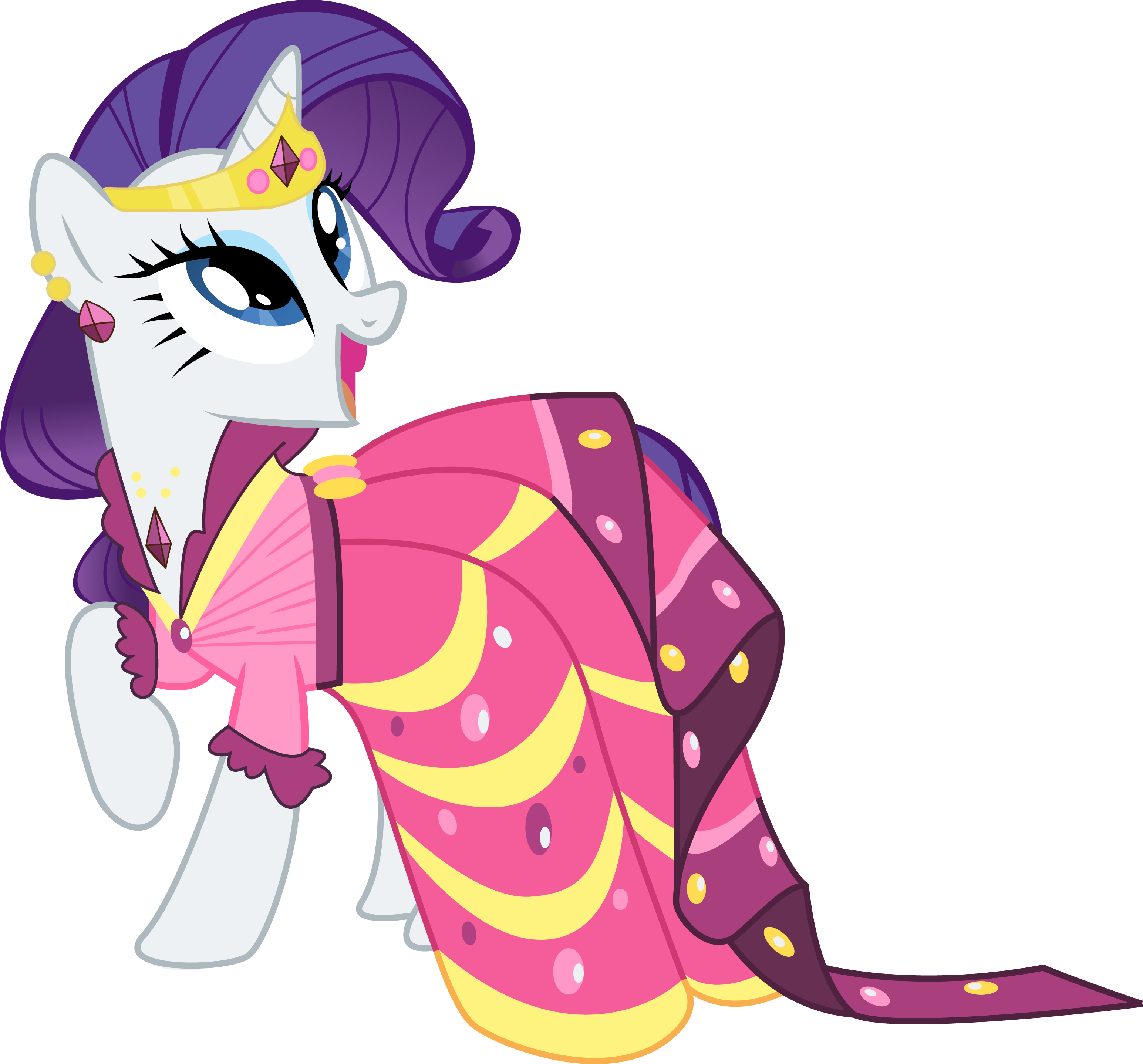 My Little Pony Friendship Is Magic Rarity Gala Dress - My Little Pony Rarity Dress (3090x2877)