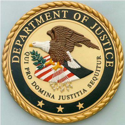 Bronze Military Plaques And Seals - United States Department Of Justice (600x400)