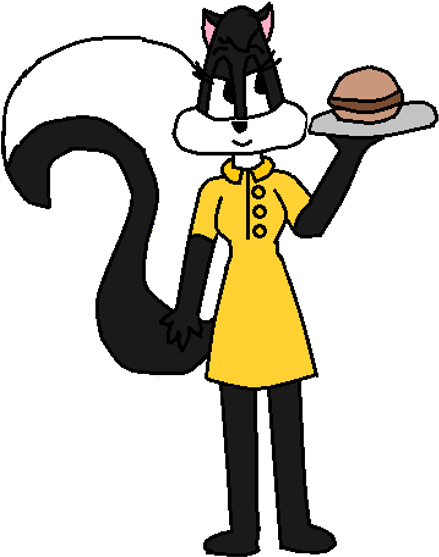 Waitress Penelope Pussycat By Lorettafox - Waitress Penelope Pussycat By Lorettafox (550x600)