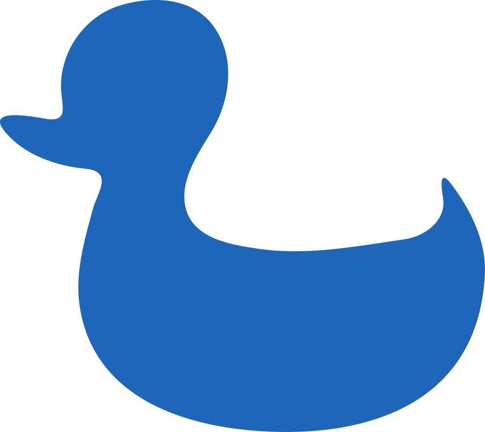 Clip Art Details - Blue Duck (2400x2400)