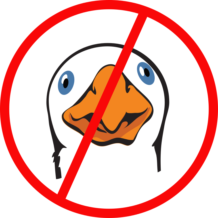 File - No Geese - Svg - Wikimedia Commons - No Goose (768x768)