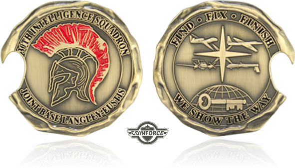 Bottle Opener Challenge Coins - Emblem (600x400)