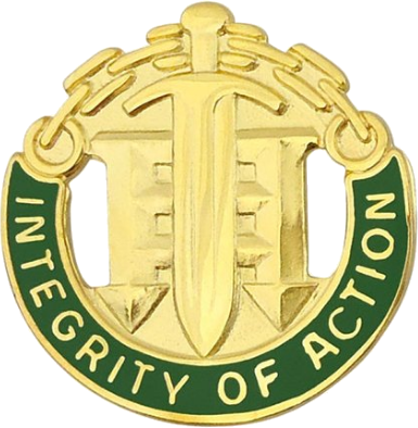 Distinctive Unit Insignia Of The 42nd Military Police - Msd Of Lawrence Township (385x394)