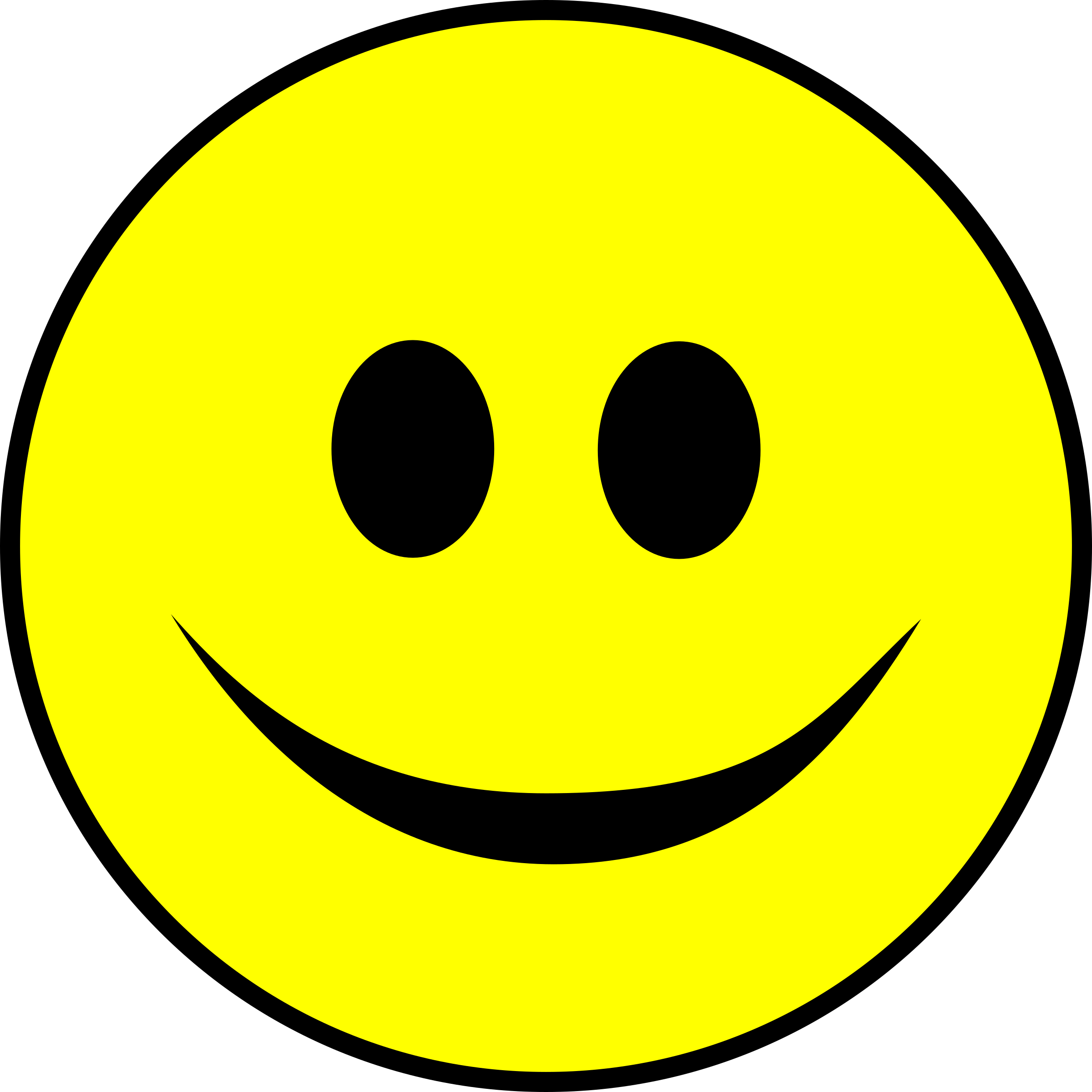 Smiley - Transparent Smiley Face Clipart (2400x2400)
