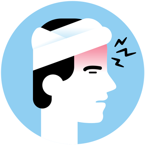 Headache Sickness Symptom Icon Transparent Png - Dizziness Png (512x512)
