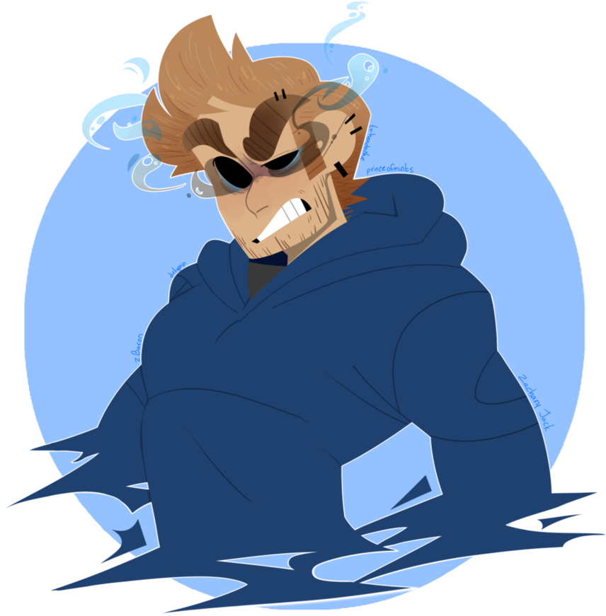 Do Spider Have Puss Puss By Tv-headache - Eddsworld Tom Fan Art (894x894)