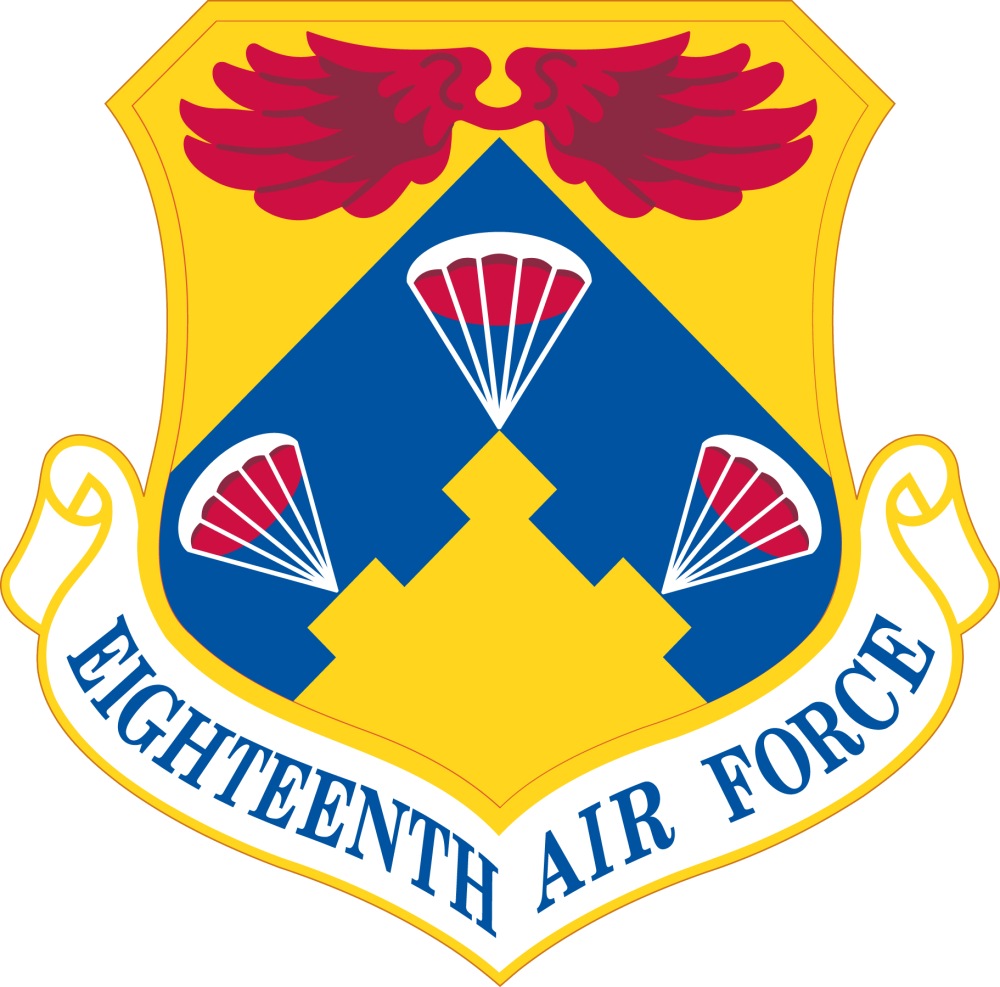 Eighteenth Air Force - 18th Air Force Logo (1000x987)