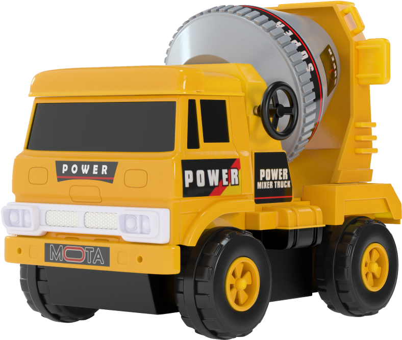 No Terrain Can Compete With These Heavy-duty Designed - Mota Mini Construction Mixer Truck By Mota (991x750)