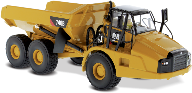 740b Articulated Truck - Diecast Masters Caterpillar 740b Ej Articulated Hauler (799x433)