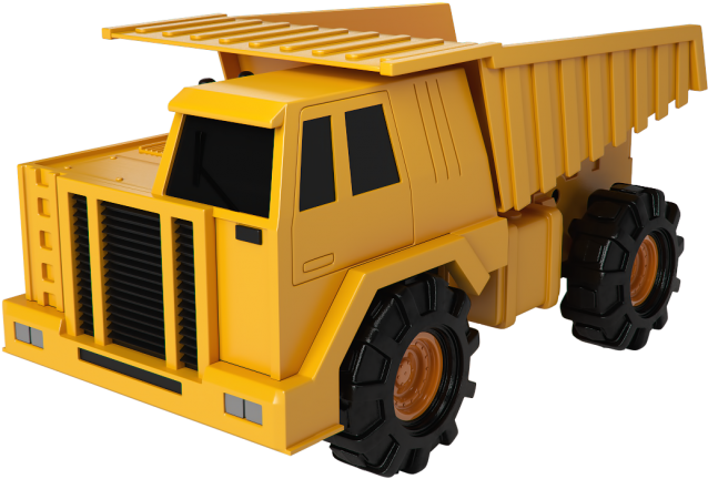 Lifelike Detail Of Actual City Trucks - Mota Mtty-ttset-1 Heavy Industrial Trucks Set (703x500)