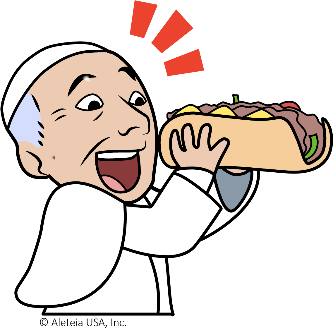 Pope Francis Has The Best Emojis - Sandwich Emojis (1200x1200)