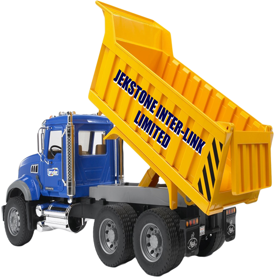 Truck For Haulage - Bruder Mack Granite Dump Truck (558x563)