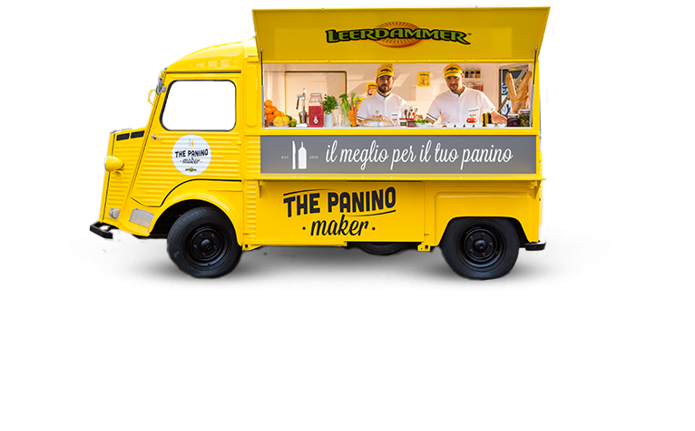 Leerdammer Contest The Sandwich Maker Vinci Flight - Furgoncino Per Panini (765x613)