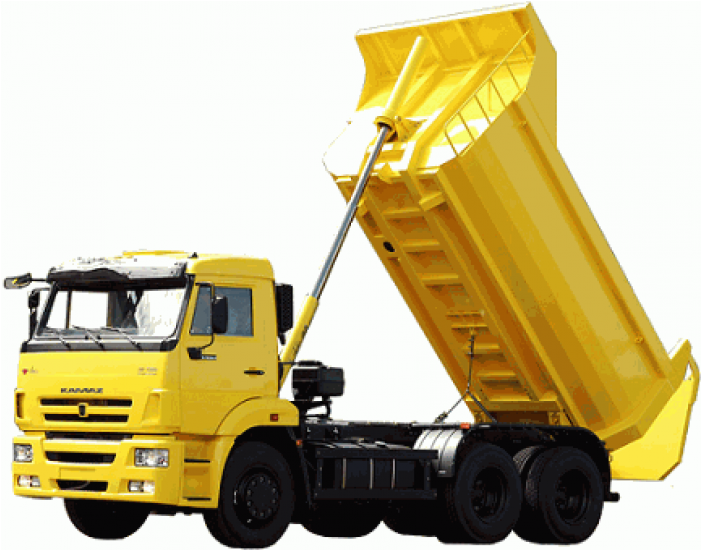Dump Truck 6 Wheel For Rent - كرين قلاب رصاصة اسفلت (700x755)