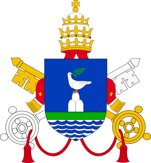 Pope Pius Xii Coat Of Arms (500x540)